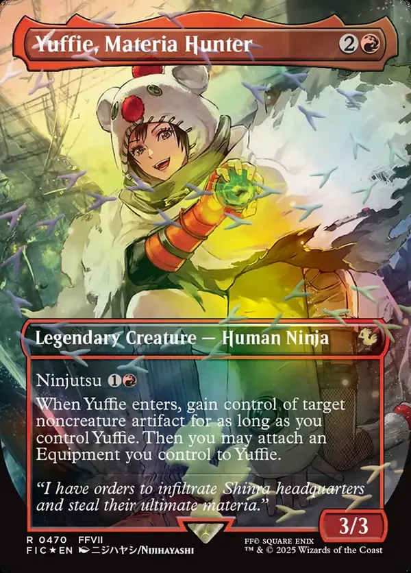 Yuffie, Materia Hunter (Borderless) (Chocobo Track Foil