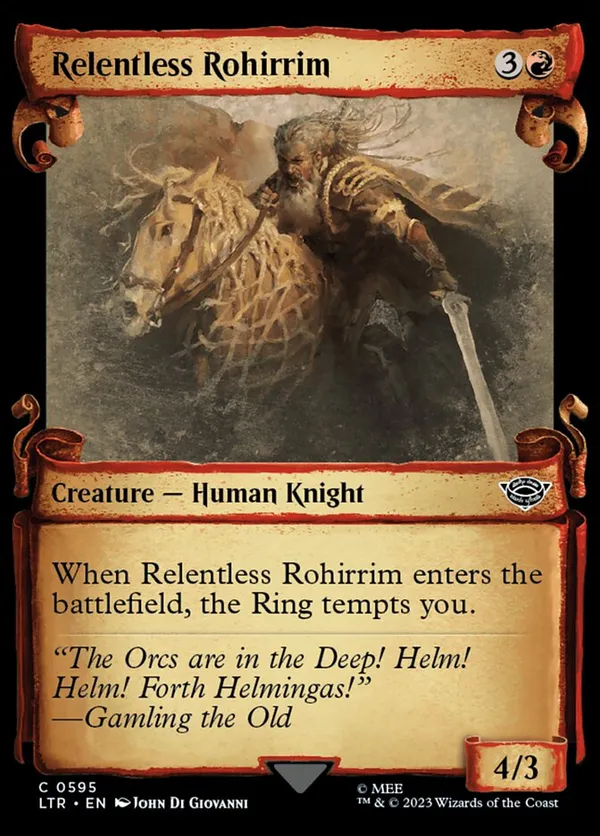 Relentless Rohirrim (Showcase Scrolls)