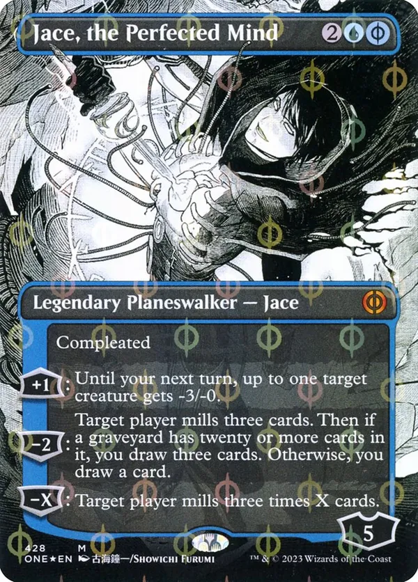 Jace, the Perfected Mind (Borderless) (Step-And-Complete Foil)