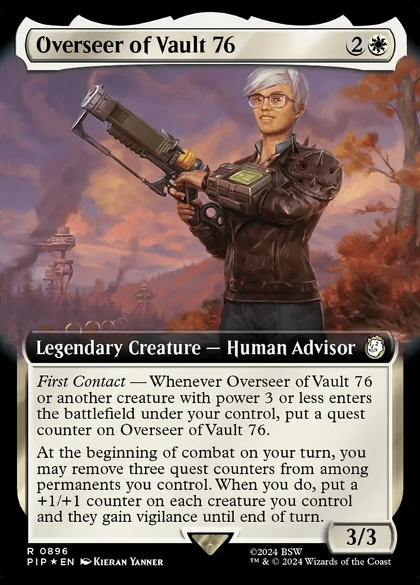 Overseer of Vault 76 (Extended Art) (Surge Foil)