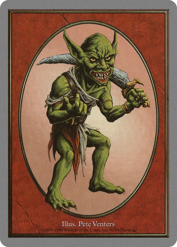 Goblin Token • Unglued (UGL) #4