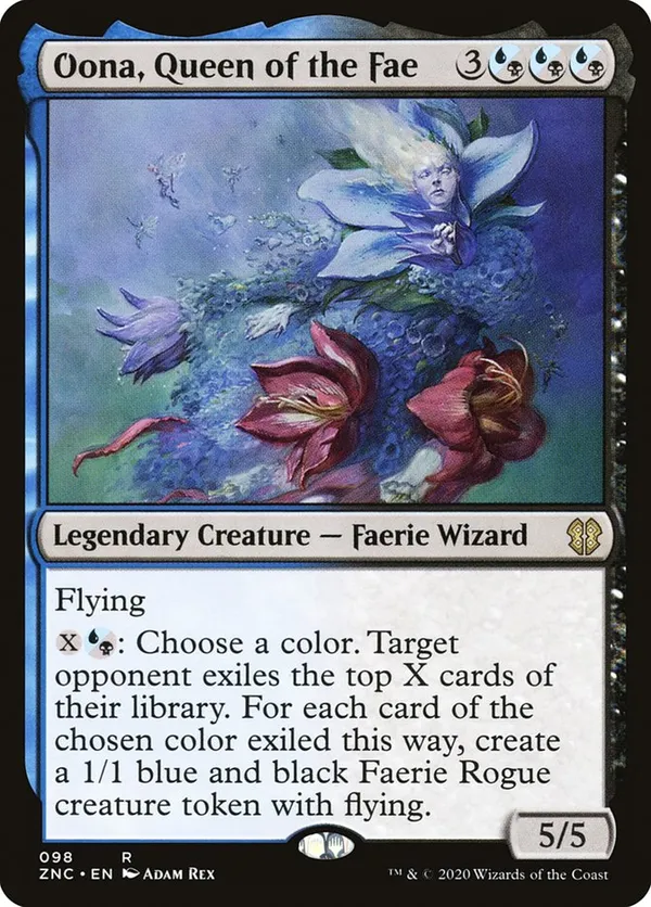 Omniscience (Anime Borderless) (Confetti Foil) • Wilds of Eldraine