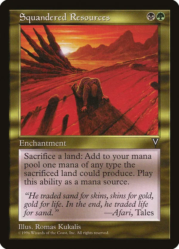 MTＧ　中国語　VIS　資源の浪費 Squandered Resources • Visions (VIS) #137