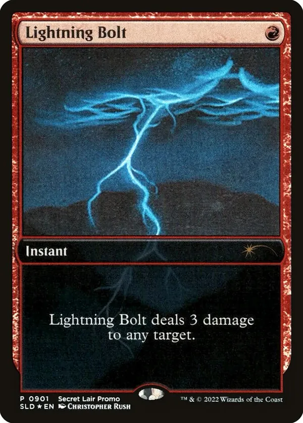 Lightning Bolt (1822) (Rainbow Foil) • Secret Lair Series