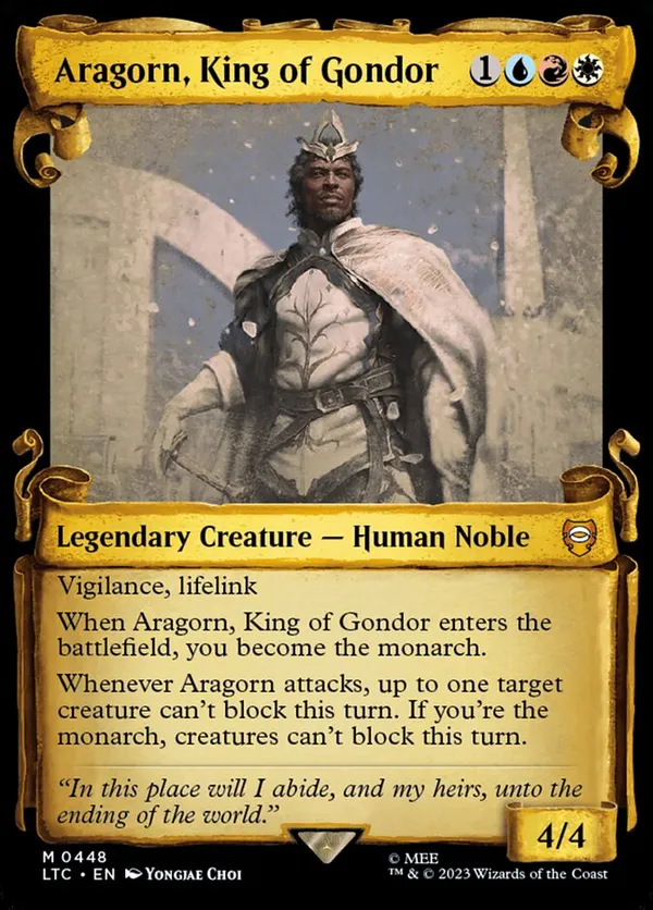 Aragorn, King of Gondor (Showcase Scrolls)