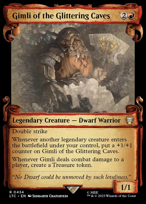 Gimli of the Glittering Caves (Showcase Scrolls)