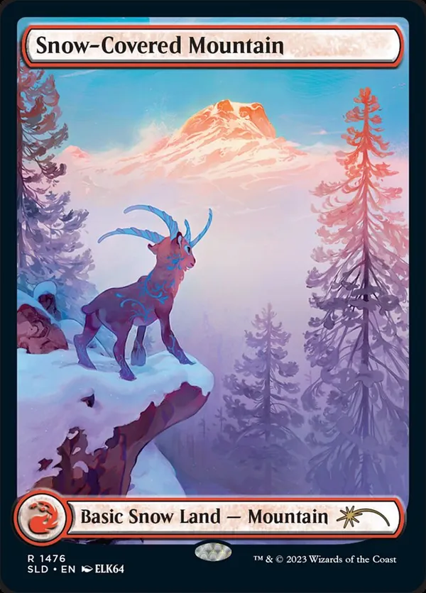 MTG Snow-Covered Mountain フォイル PSA10 MTG Snow-Covered Mountain フォイル PSA10 トレーディングカード