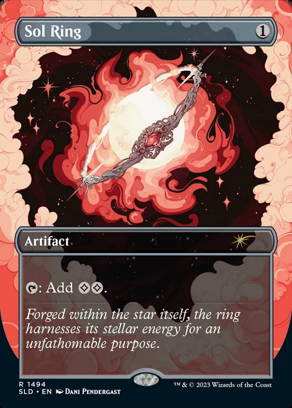 マジック Sol Ringなど ギャラクシーフォイル シークレットレア Sol Ring (1494) (Galaxy Foil) • Secret Lair Series (SLD)