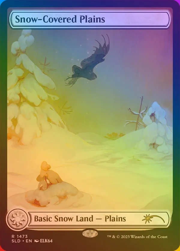 Snow-Covered Plains (1473) (Rainbow Foil)