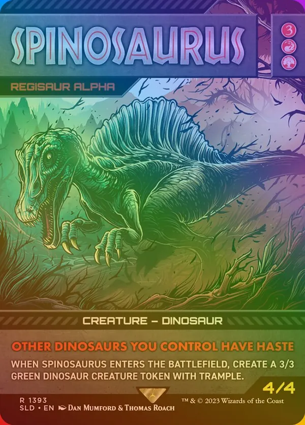 Spinosaurus (Rainbow Foil)