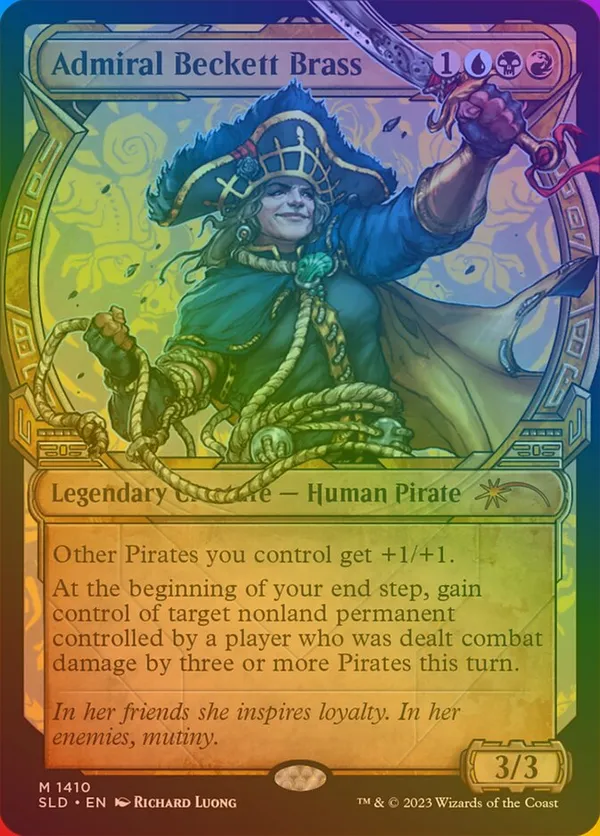 Admiral Beckett Brass (Rainbow Foil)