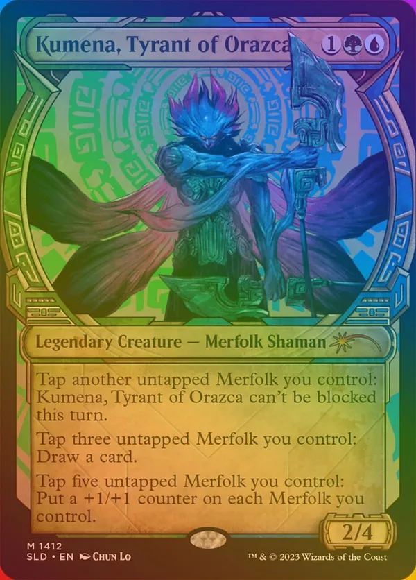 Kumena, Tyrant of Orazca (Rainbow Foil)