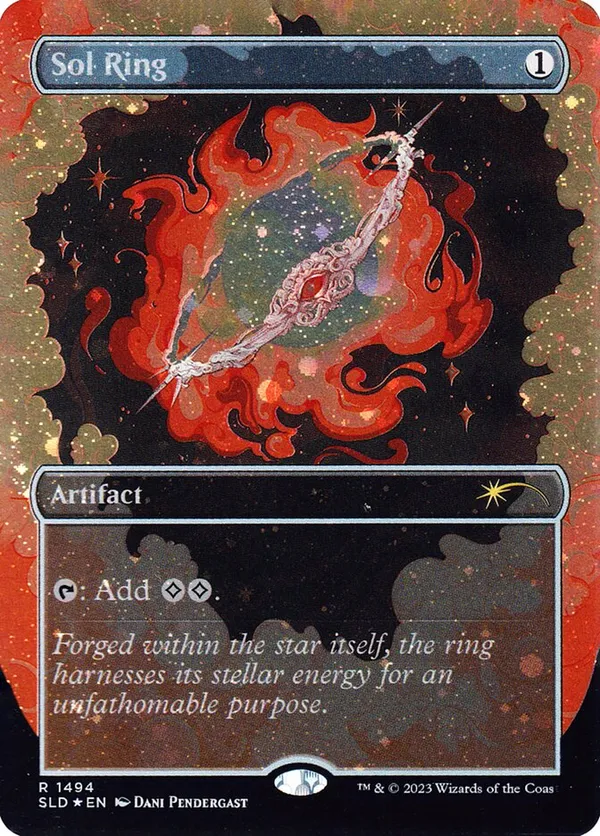 マジック Sol Ringなど ギャラクシーフォイル シークレットレア Sol Ring (1494) (Galaxy Foil) • Secret Lair Series (SLD)