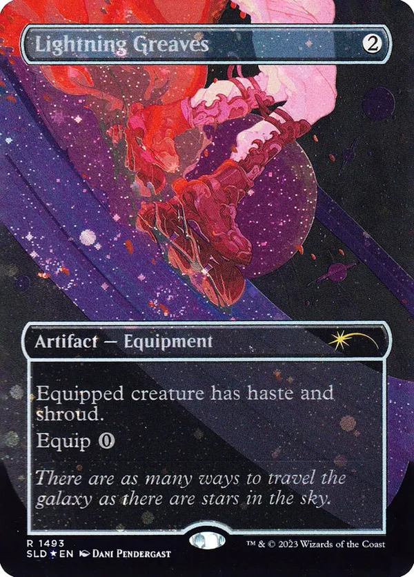 Lightning Greaves (1493) (Galaxy Foil)