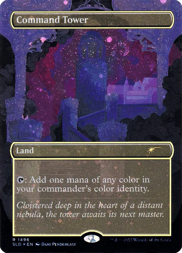 MTG【ギャラクシーFoil】統率の塔/Command Tower１枚 Command Tower (Galaxy Foil) • Secret Lair Series (SLD)