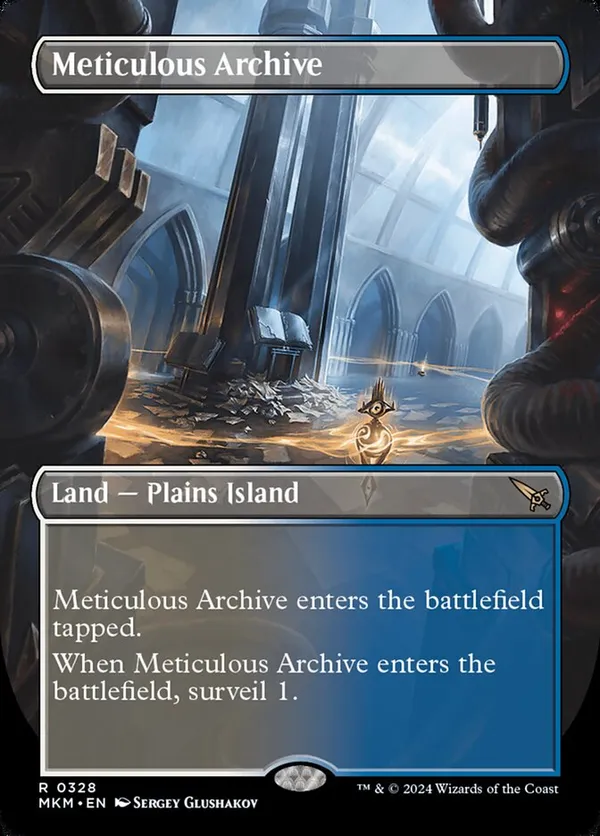 行き届いた書庫 Meticulous Archive MTG 3枚 Meticulous Archive (Borderless) • Murders at Karlov Manor