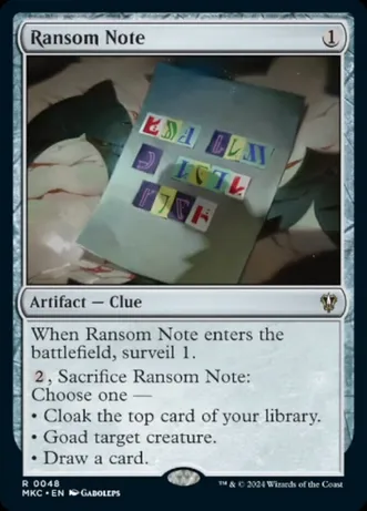 Ransom Note (0048)