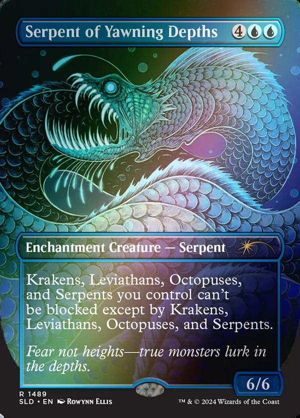 Serpent of Yawning Depths (Rainbow Foil)