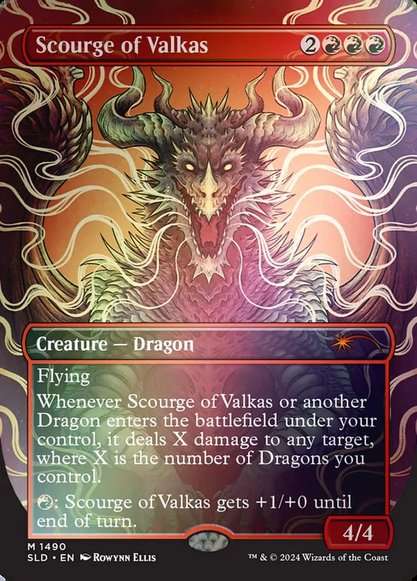 Scourge of Valkas (Rainbow Foil)