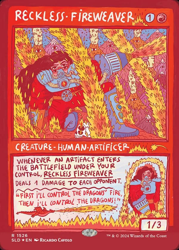 Reckless Fireweaver (Rainbow Foil)