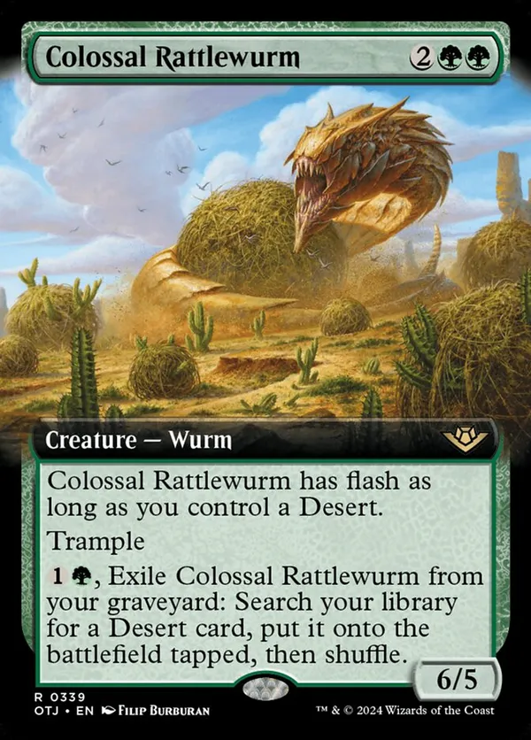 Colossal Rattlewurm (Extended Art)