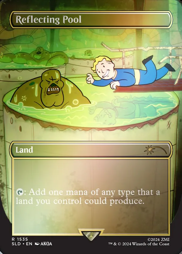 MTG 反射池Reflecting Pool foil Reflecting Pool (Henneth Annun) (Borderless) (Surge Foil