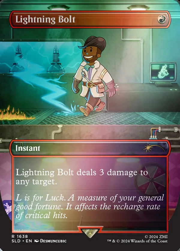 MTG 稲妻/Lightning Bolt Foil Secret Lair ② MTG Lightning Bolt *FOIL* Secret Lair Drop 086 NM | eBay