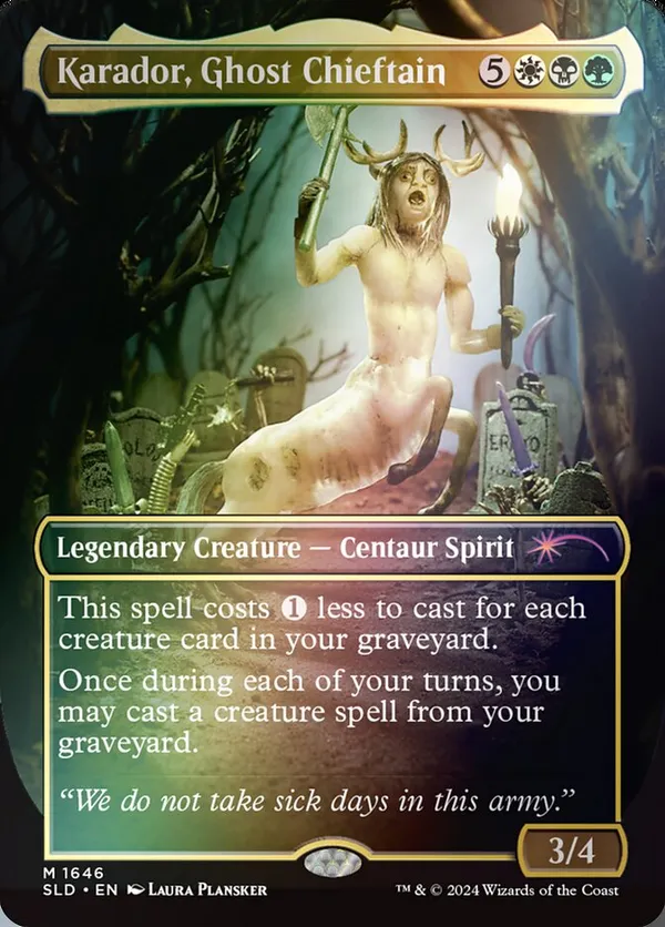 Karador, Ghost Chieftain (Rainbow Foil)
