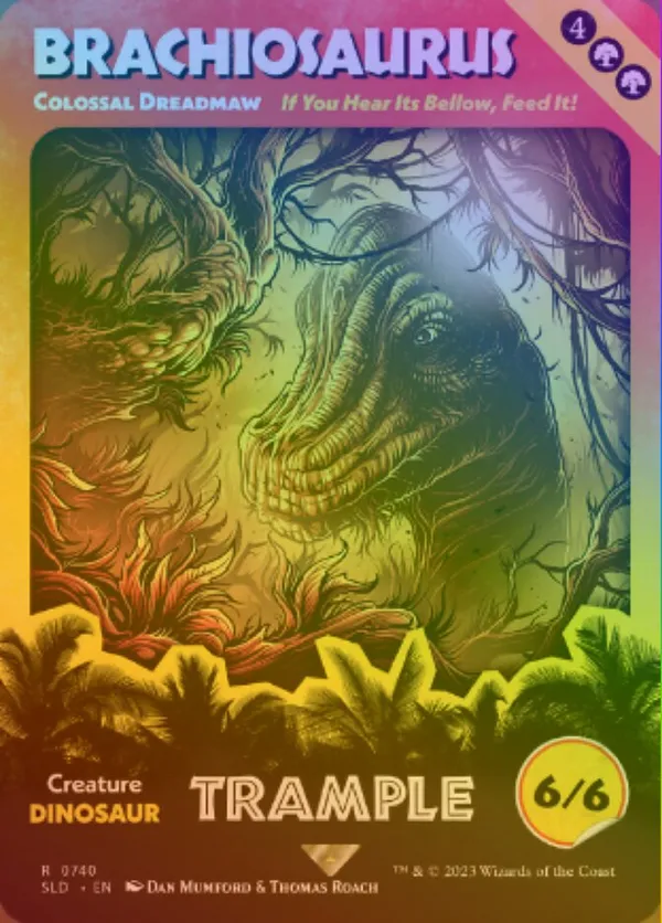 Brachiosaurus (Rainbow Foil)