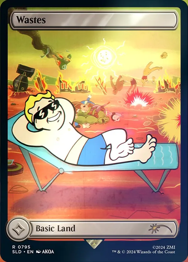 Wastes (795) - Full Art (Rainbow Foil)