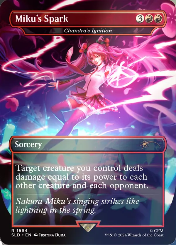 Miku's Spark - Chandra's Ignition (Rainbow Foil) • Secret