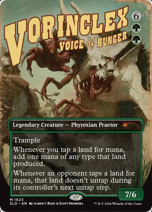 飢餓の声、ヴォリンクレックス　英語版　foil　初版　NPH Vorinclex, Voice of Hunger (Rainbow Foil) • Secret Lair