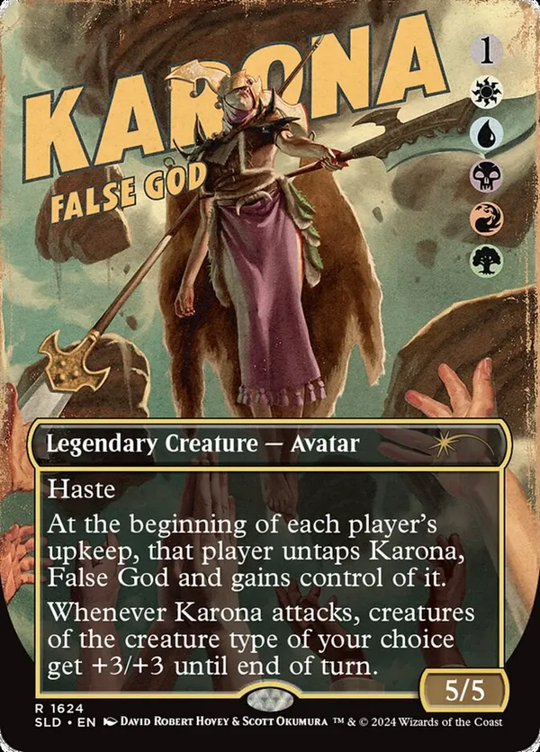 Karona, False God (Rainbow Foil)