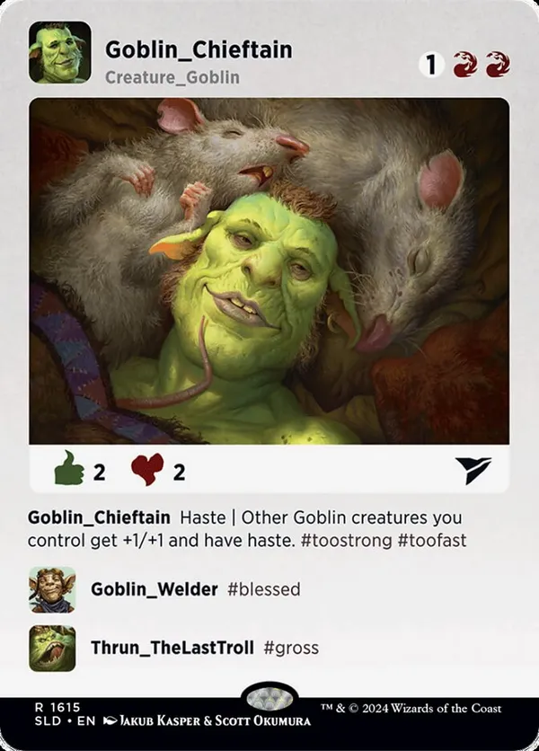 Goblin Chieftain (Rainbow Foil)