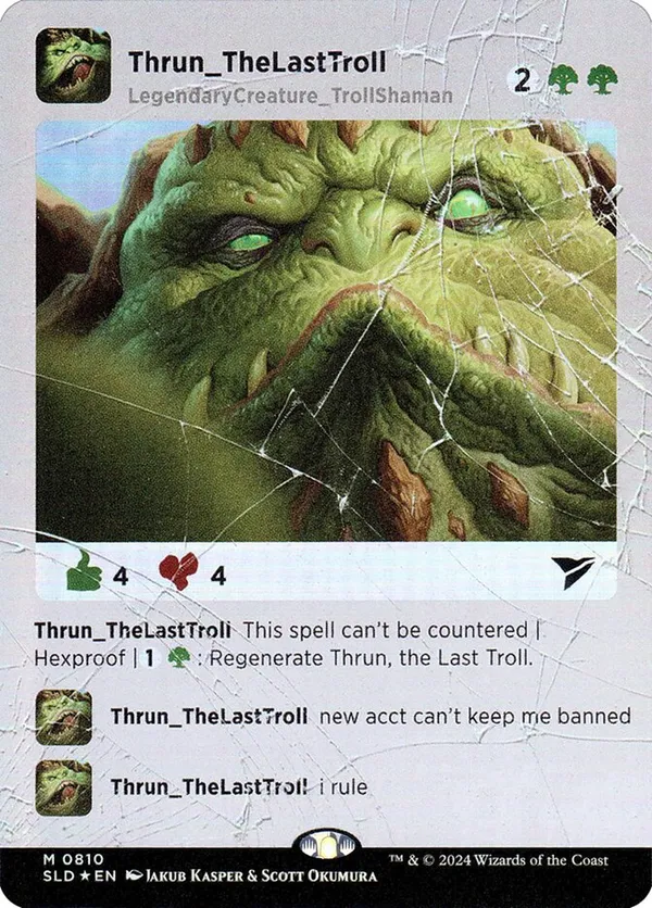 Thrun, the Last Troll (Rainbow Foil)