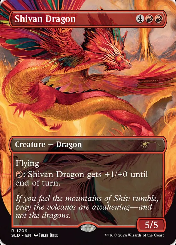 Shivan Dragon (Rainbow Foil)