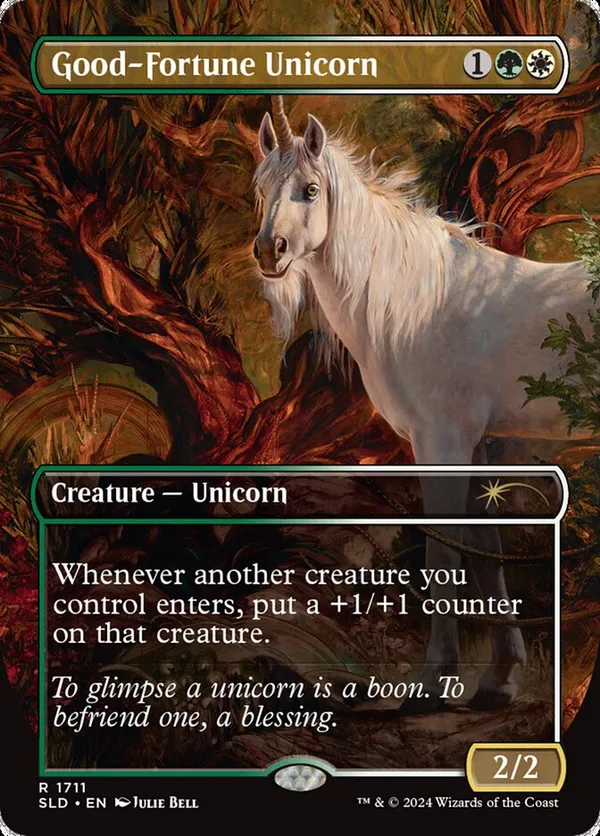 Good-Fortune Unicorn (Rainbow Foil)
