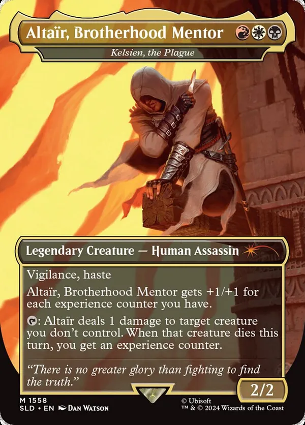 Altair, Brotherhood Mentor - Kelsien, the Plague (Rainbow Foil)