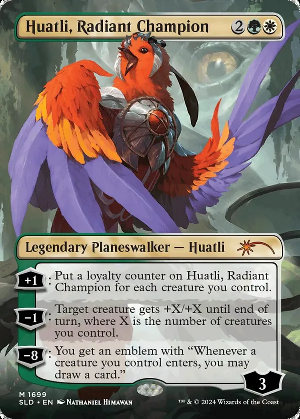 Huatli, Radiant Champion (Rainbow Foil)