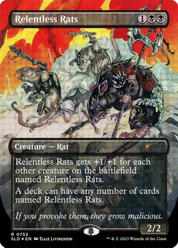 執拗なネズミ　Relentless Rats SLD757 psa10 foil Foil】《執拗なネズミ/Relentless Rats》[A25] 黒C | 日本最大級