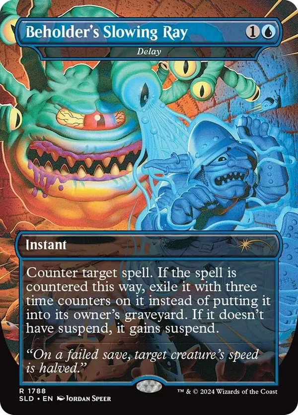 Beholder's Slowing Ray - Delay (Rainbow Foil)