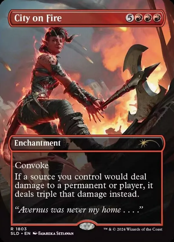 City on Fire (Rainbow Foil)