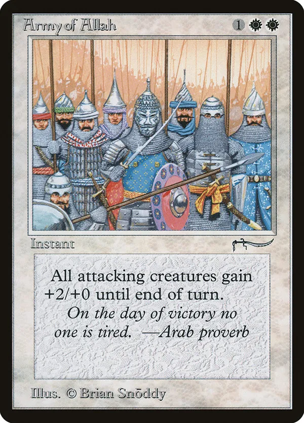 MTG　Jihad　&　Army of Allah　英語版サインドセット　ARN Army of Allah • Arabian Nights (ARN) #2