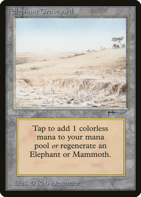 Elephant Graveyard　アラビアンナイト Elephant Graveyard • Arabian Nights (ARN) #74