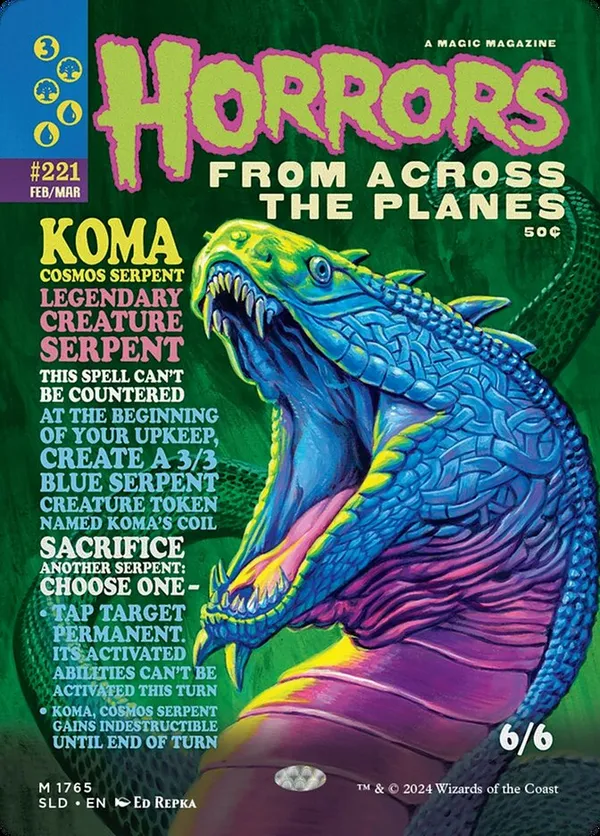 Koma, Cosmos Serpent (Rainbow Foil)