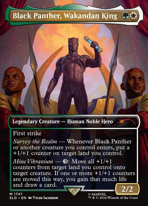 Black Panther, Wakandan King (Rainbow Foil)