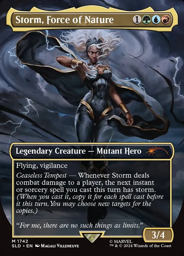 MTG Storm, Force of Nature 英 4枚セット Storm, Force of Nature • Secret Lair Series (SLD) #1742