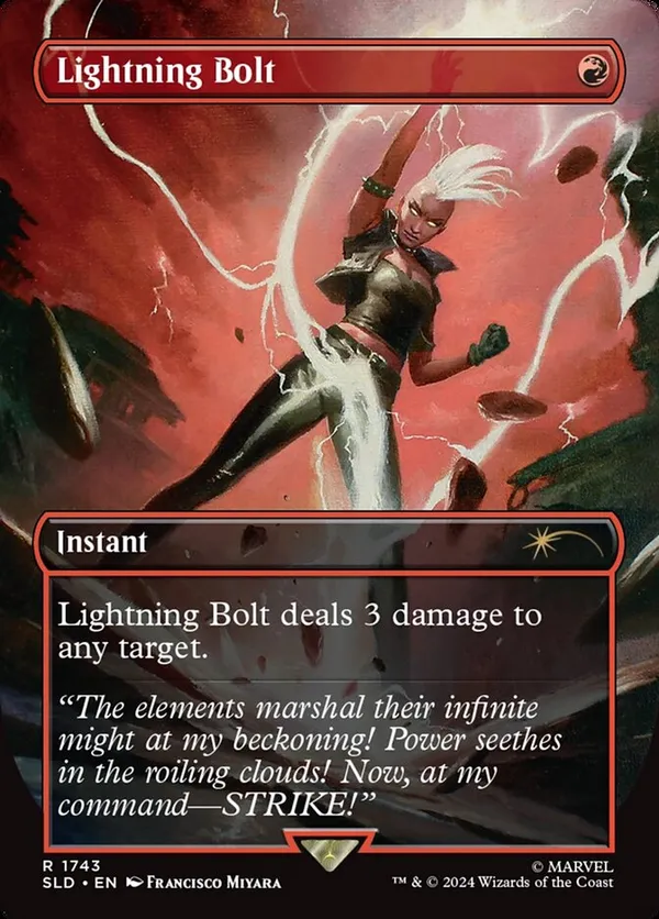 稲妻/Lightning Bolt（Secret Lair）4枚 0037)稲妻/Lightning Bolt《英語》【Secret Lair Showdown】