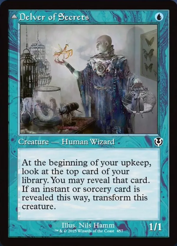 Delver of Secrets // Insectile Aberration (Retro Frame)