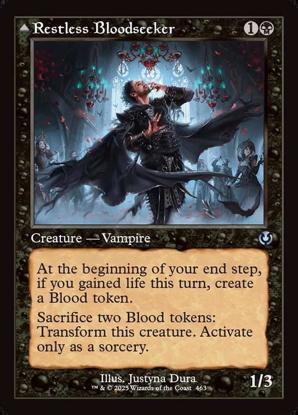 Restless Bloodseeker // Bloodsoaked Reveler (Retro Frame)